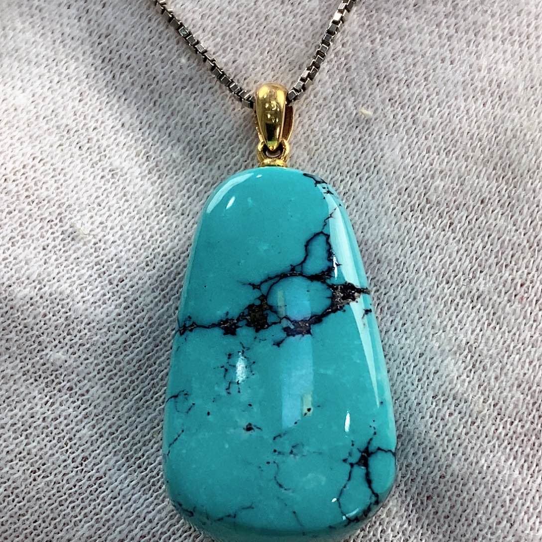 绿松石银S925镶嵌配饰