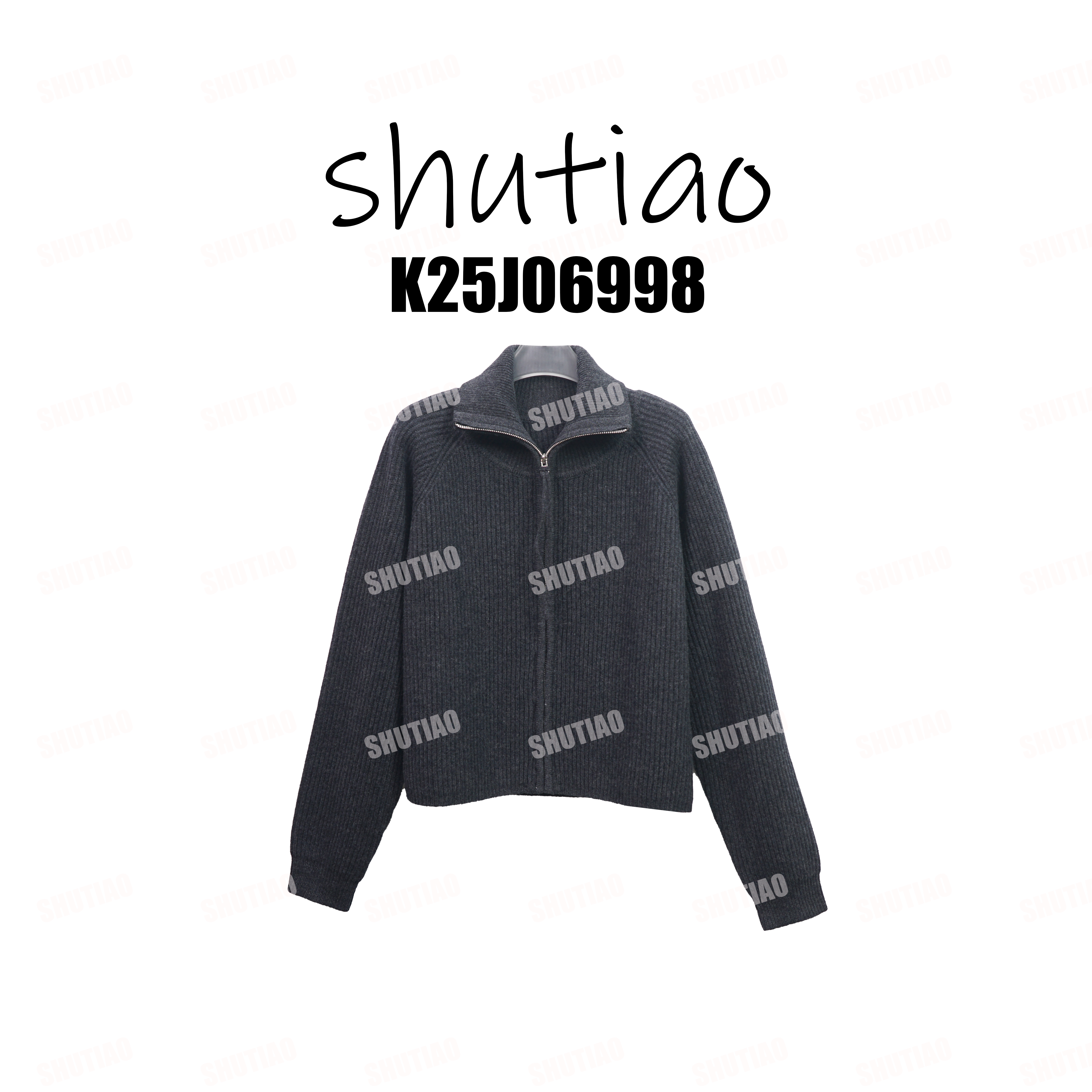 【SHUTIAO】2025冬季：新款小众设计款开衫K25J06998