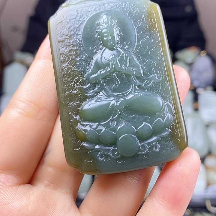 和田玉挂件未镶嵌