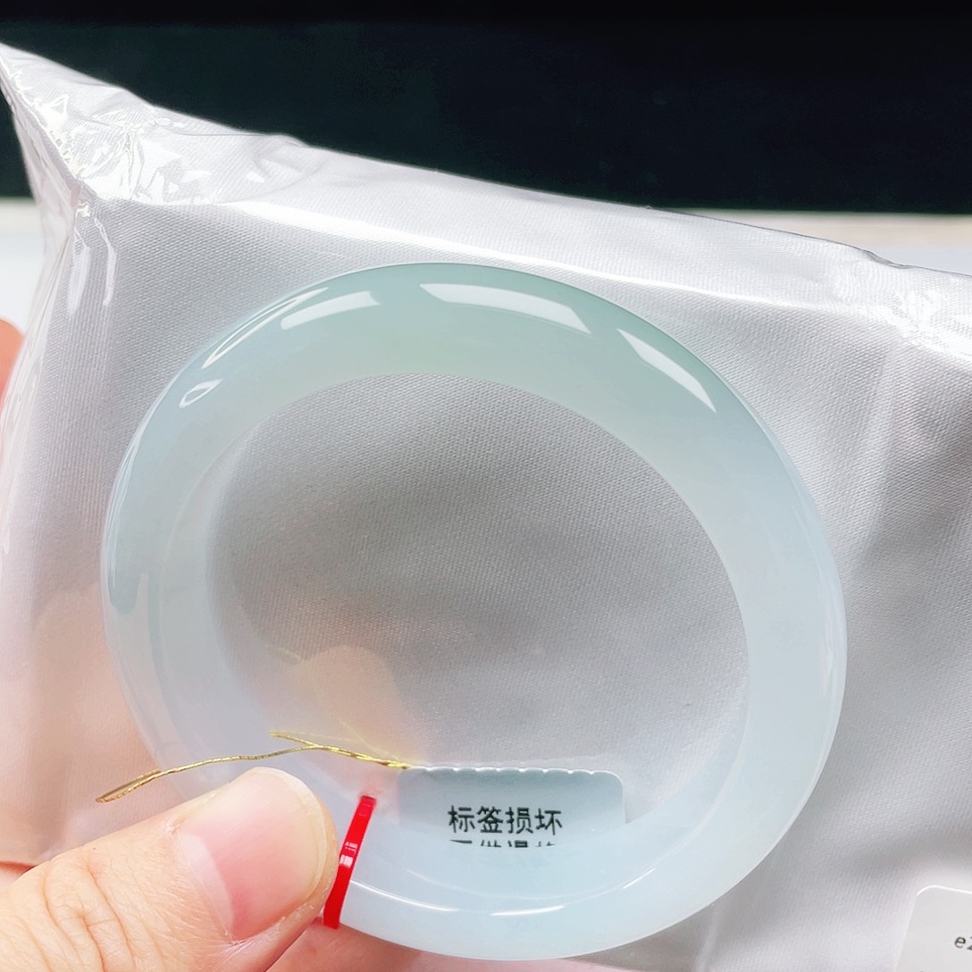 翡翠未镶嵌手镯57➕圈口