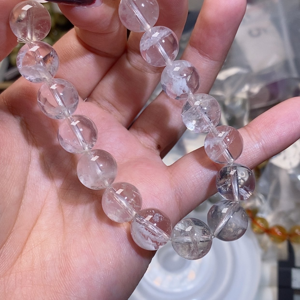 【闪购商品】水晶手链未镶嵌雪花幽灵218