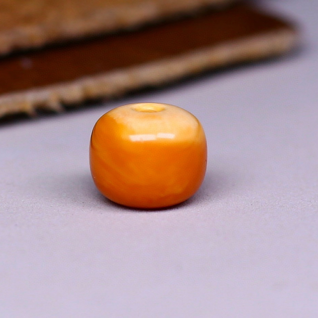 9.8mm老蜡老型单珠 蜡质好，器型饱满墩实，质感棒棒哒