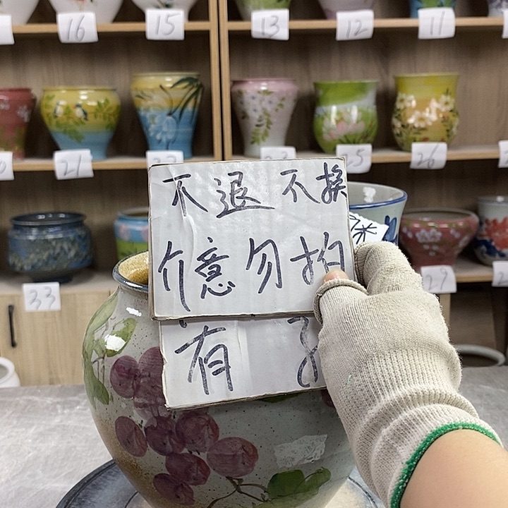 缸5xc景德镇陶瓷花盆