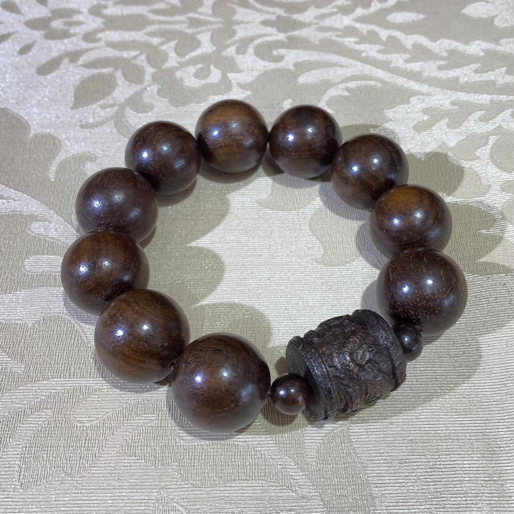 非金属珐琅手链 K6241   卡其色手链复古风饰品百搭