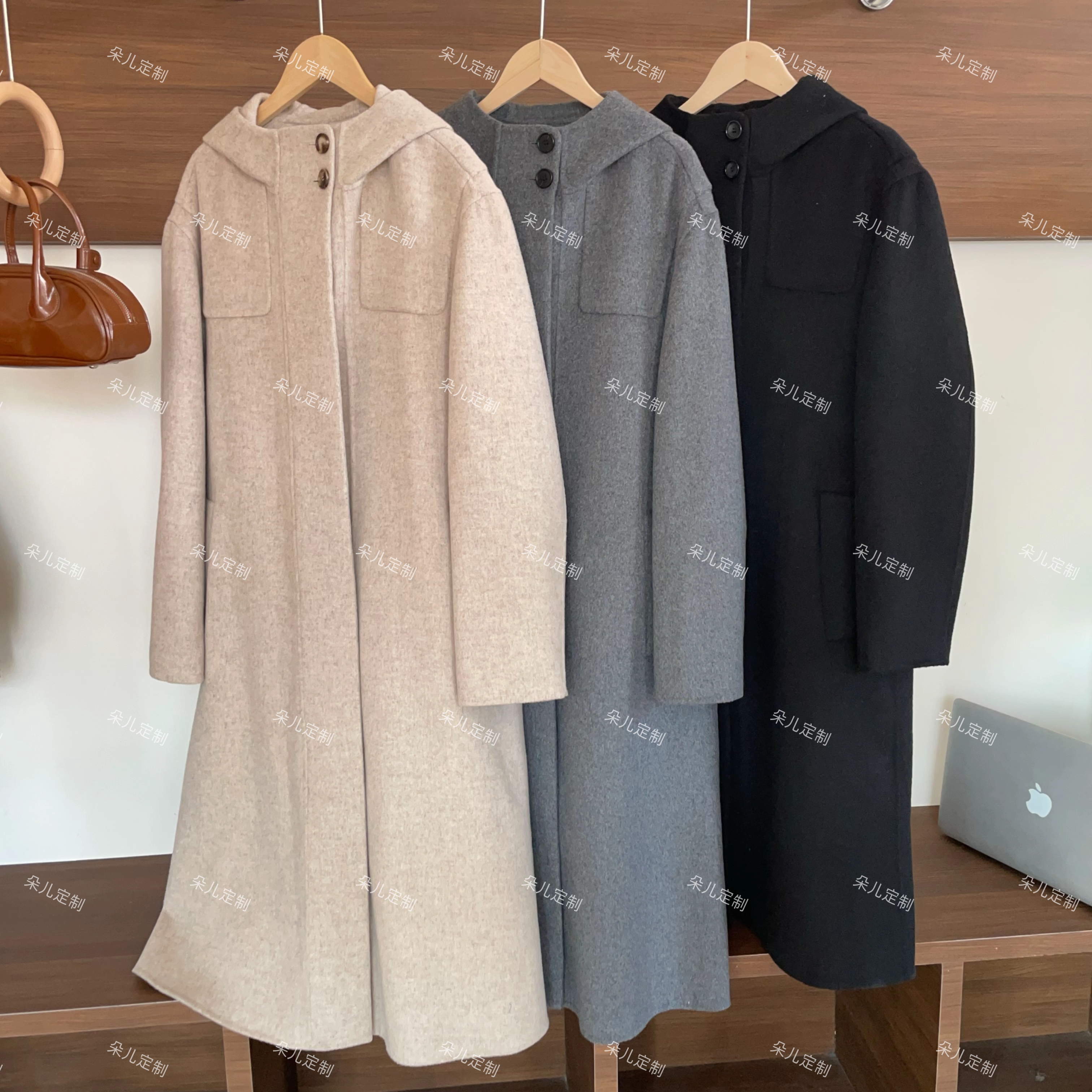 朵儿定制 【童话】25秋冬新款时尚百搭羊毛大衣外套 MC55