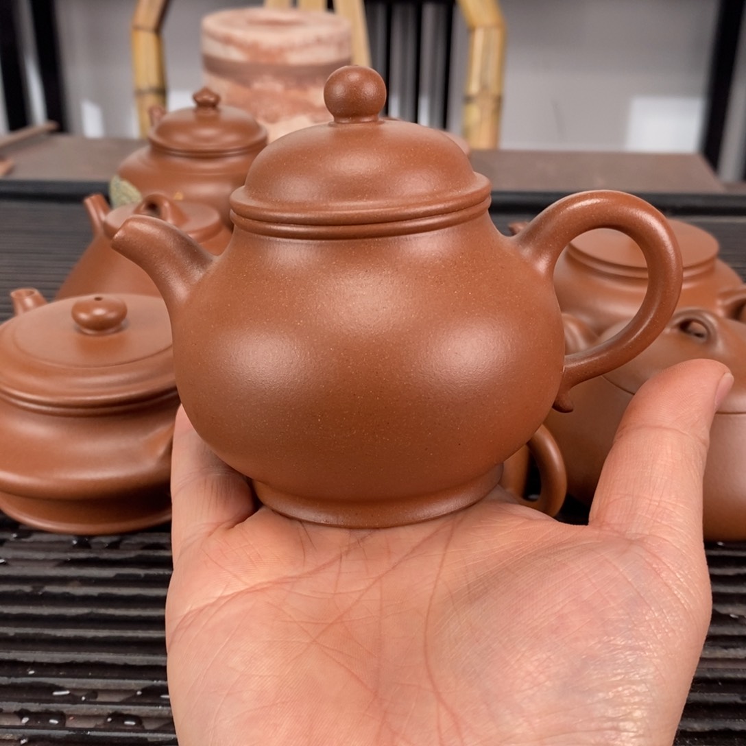 紫砂茶壶潘壶容量220毫升