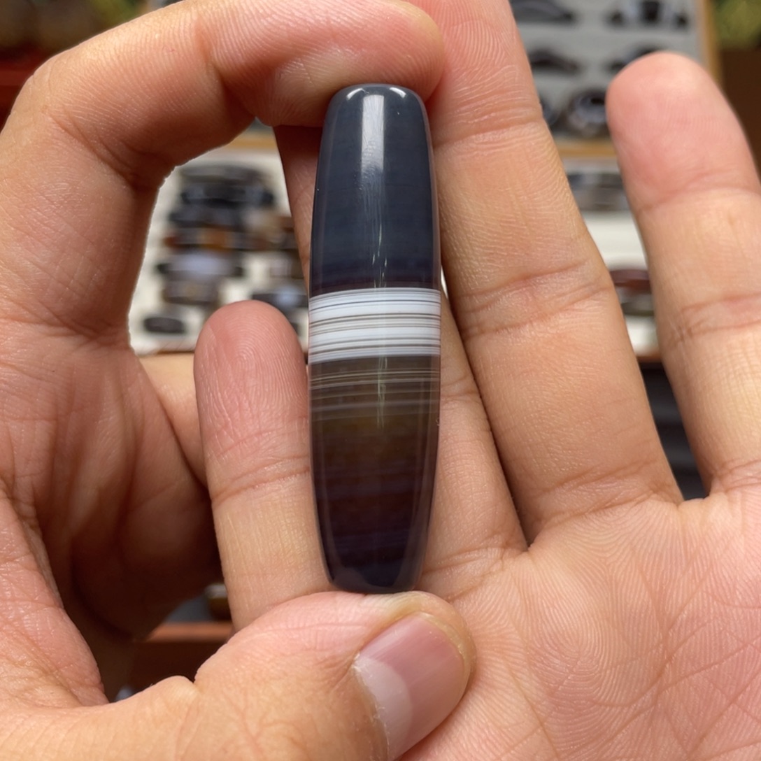 风***鹊玛瑙/玉髓未镶嵌配饰