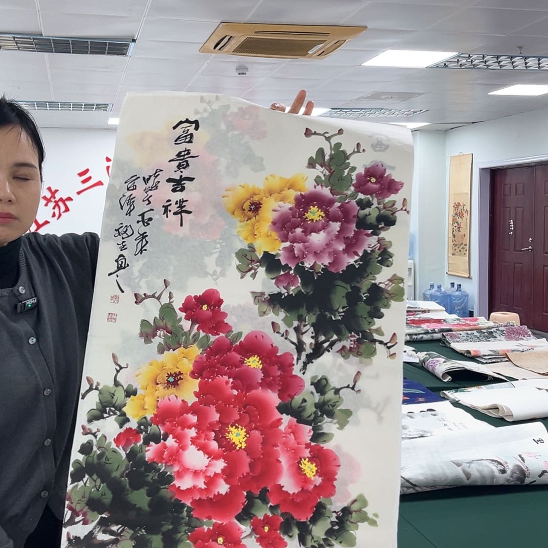 国画宣纸国画纯手绘作品