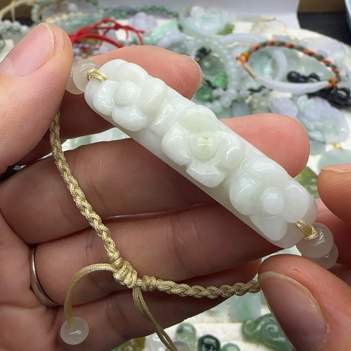 翡翠未镶嵌手链福利
