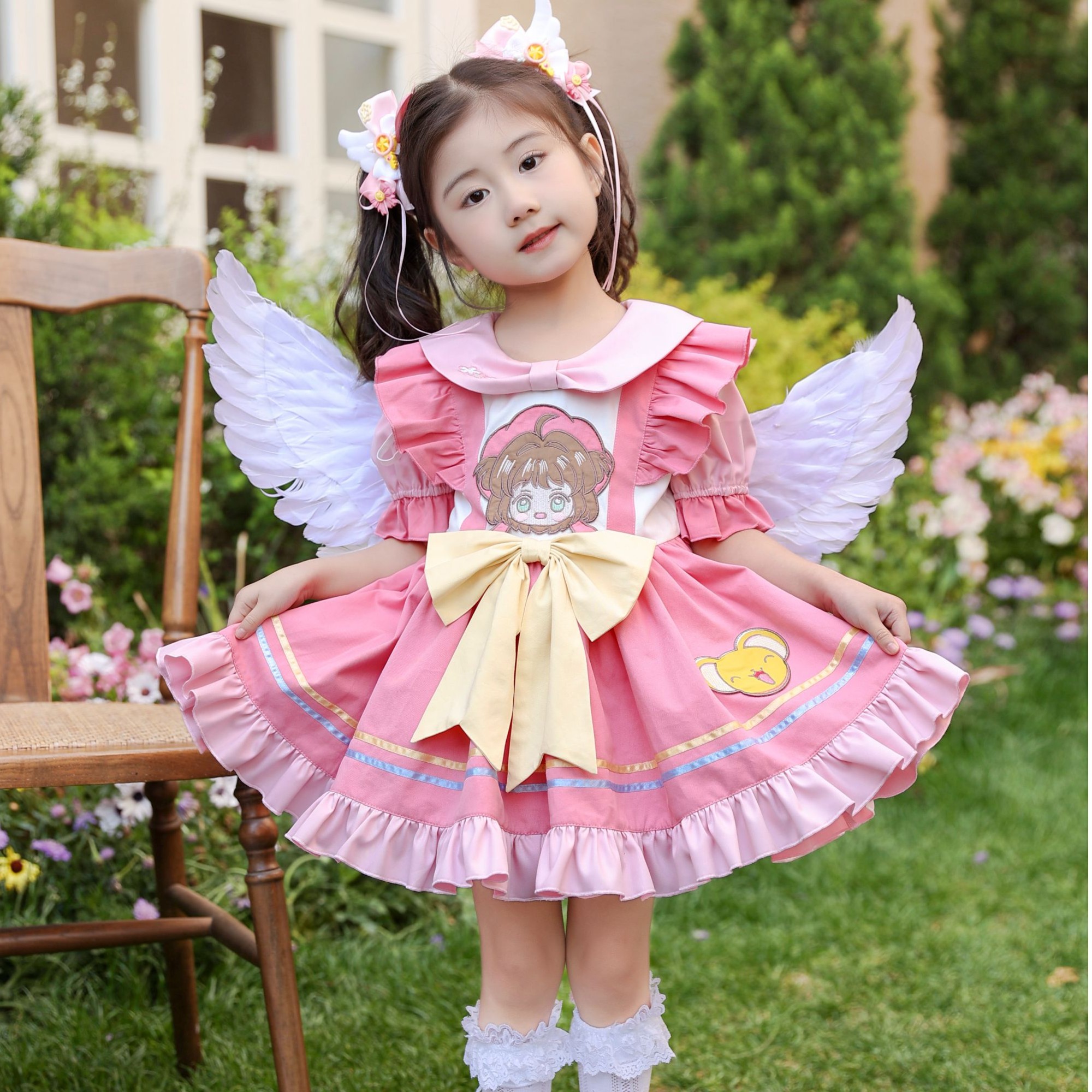 开箱款2025夏季新款卡通学院风JK童装百变小樱