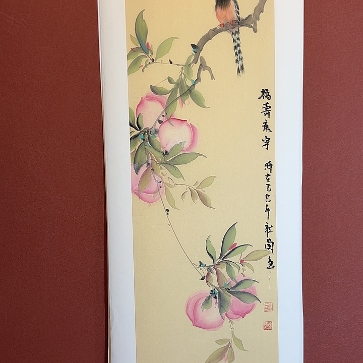 国画听兰老师花鸟