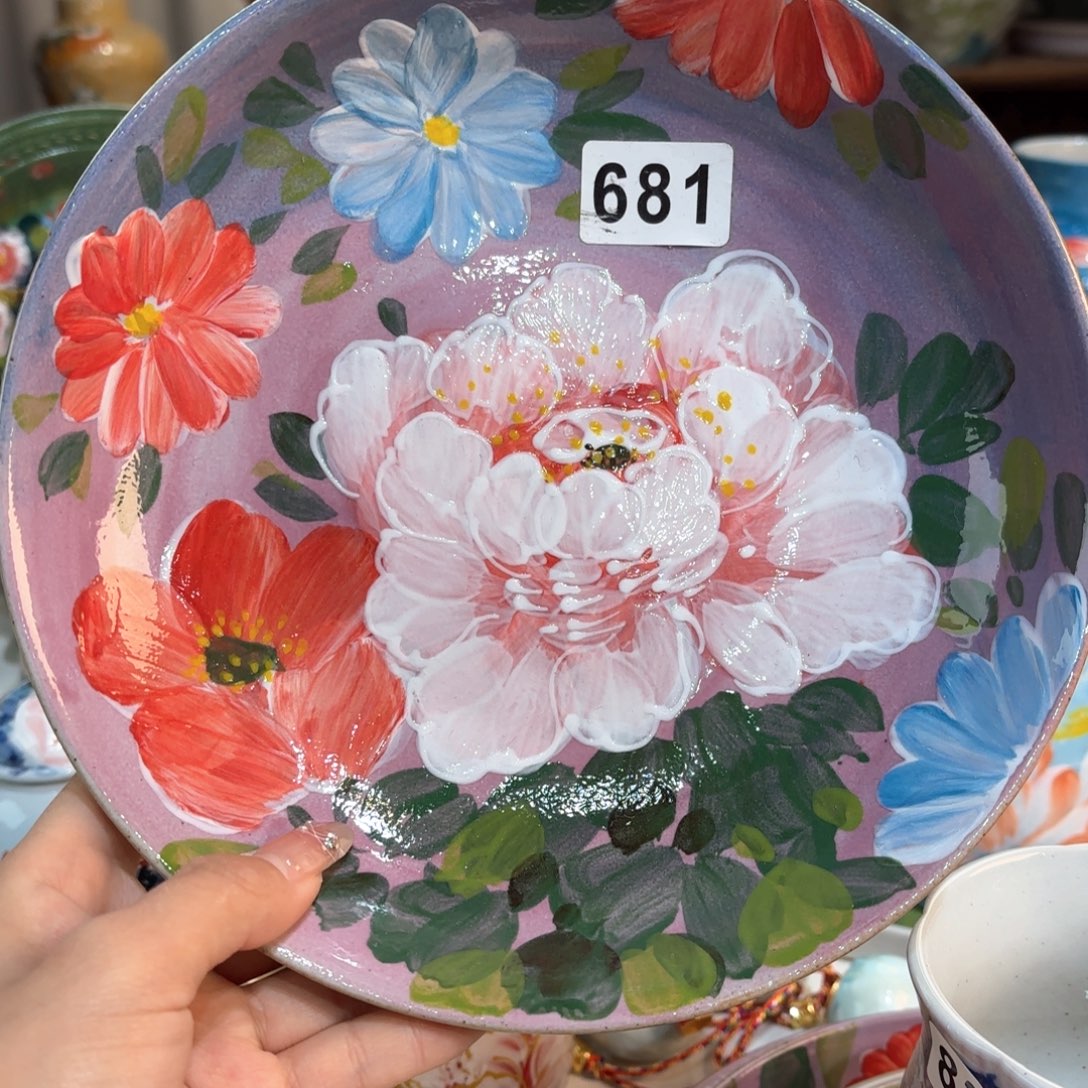 景德镇手绘高温釉下彩陶瓷茶具