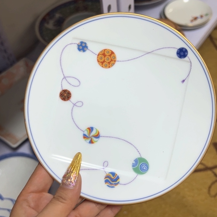 盖碗瓷器直播放漏中