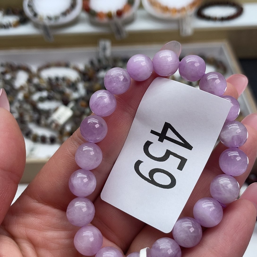 锂辉石天然手链未镶嵌