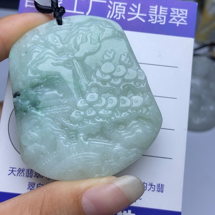 翡翠未镶嵌颈饰翡翠