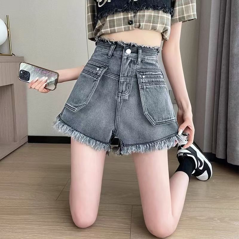 丽501到599  G  默认微瑕女生夏季牛仔短裤