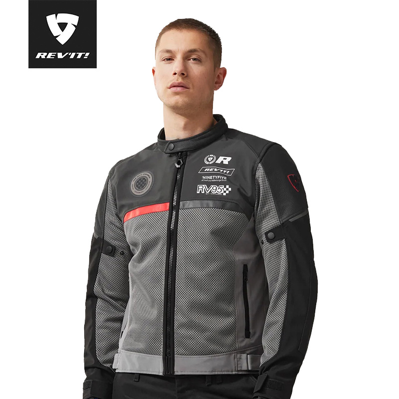 REVIT游侠摩托车夏季骑行服男女机车赛车服网眼透气休闲夹克外套