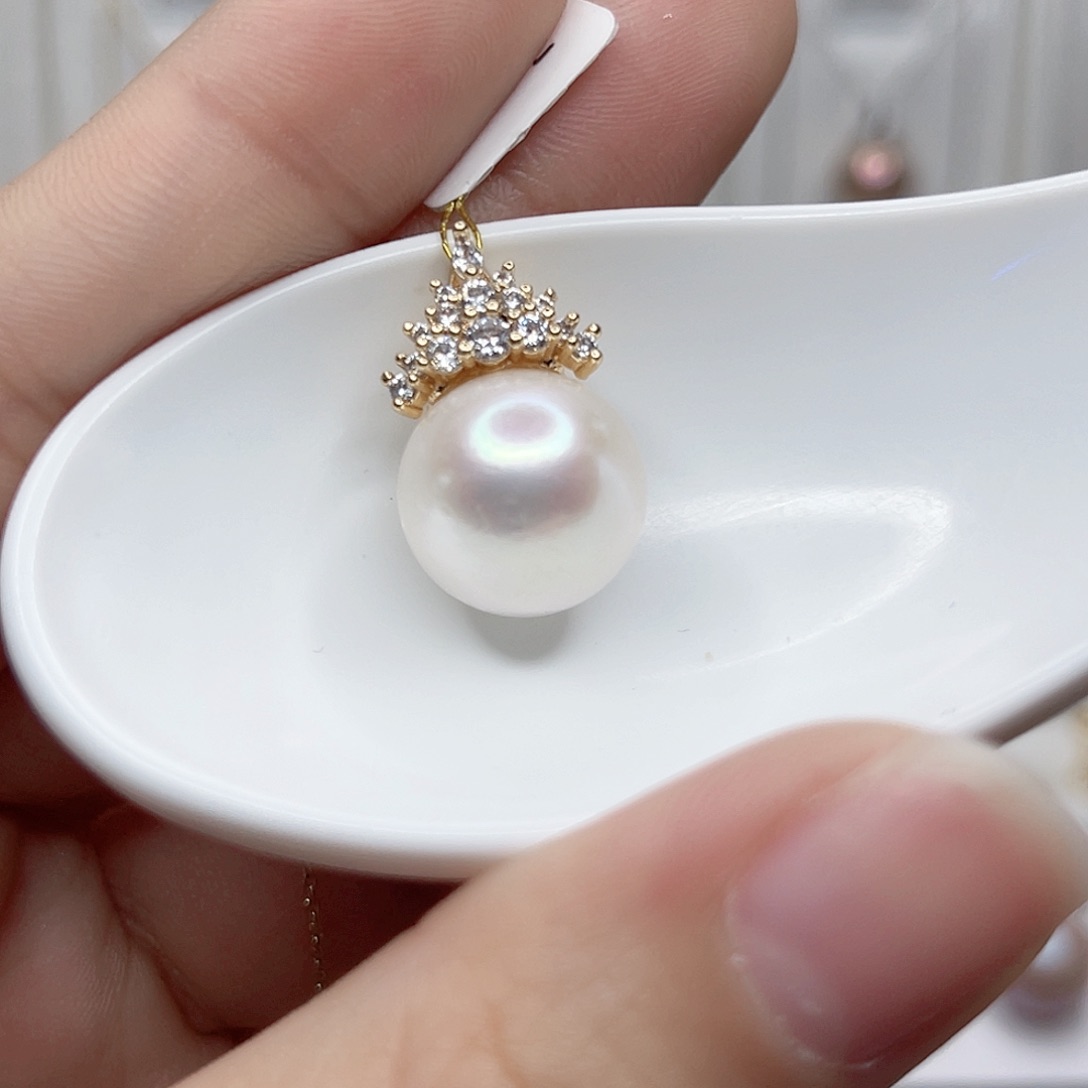 淡水珍珠未镶嵌吊坠(赠链)