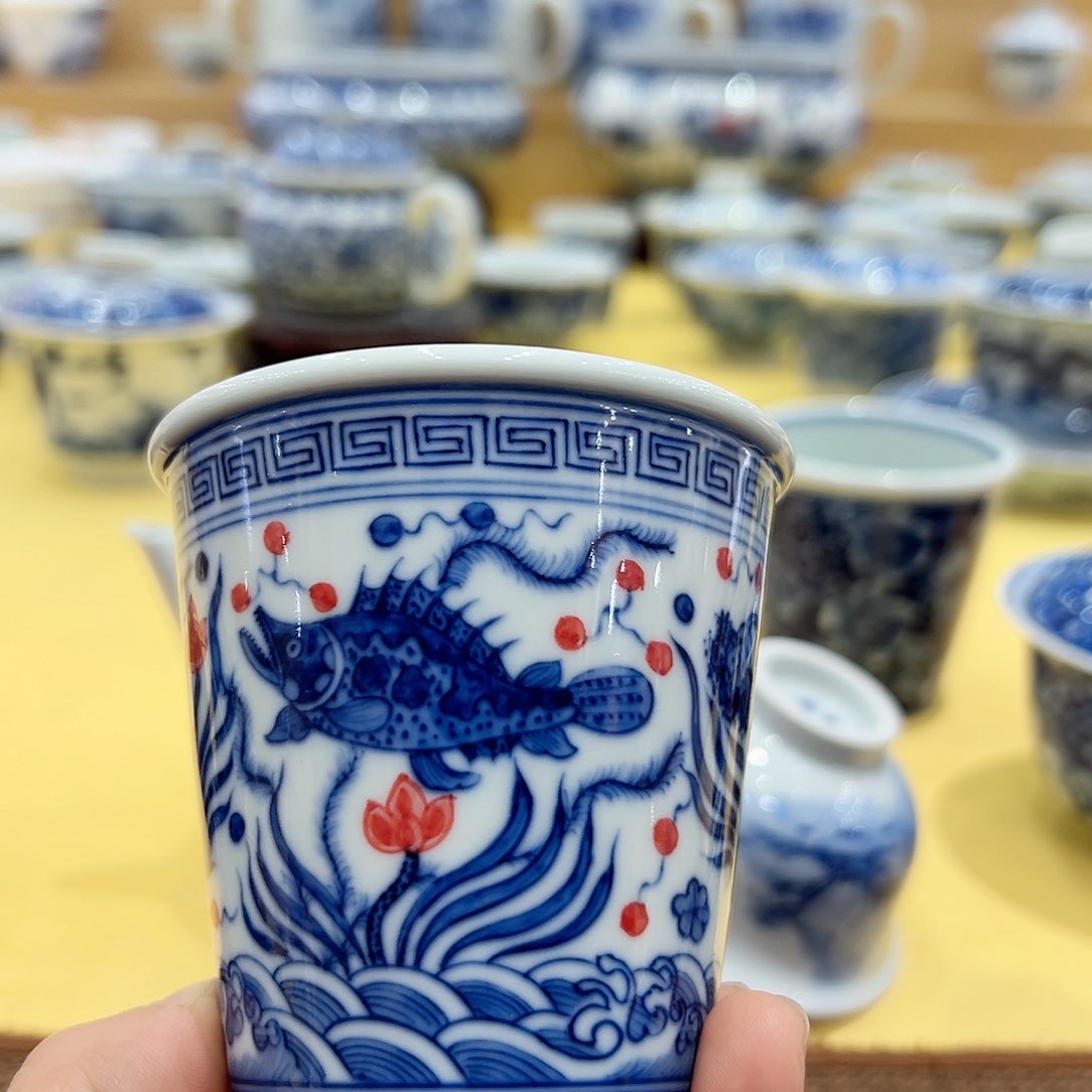 S****n正宗柴窑鱼藻可乐杯