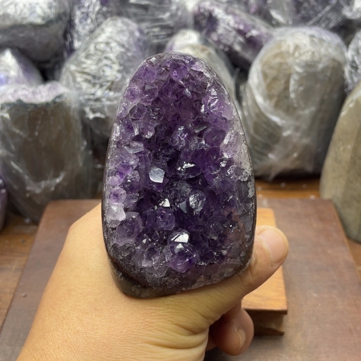 摆件紫晶未镶嵌紫晶