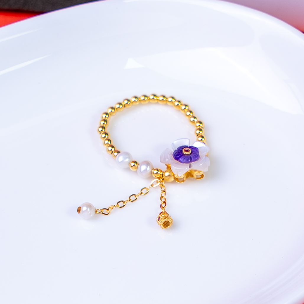 南非舒俱来 冰桃红樱花 舒俱来戒指 KTCB-4039/多样性发一