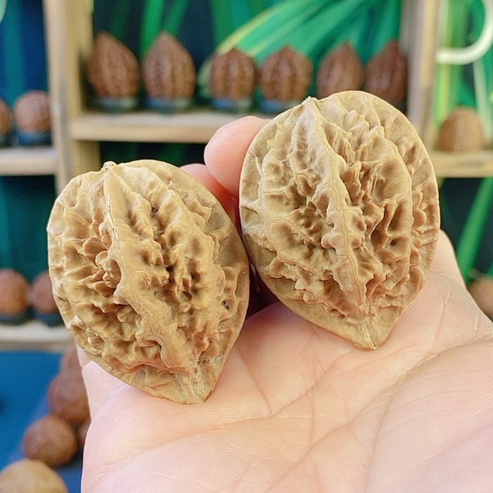 吊坠文玩核桃花枝龙骨38尺