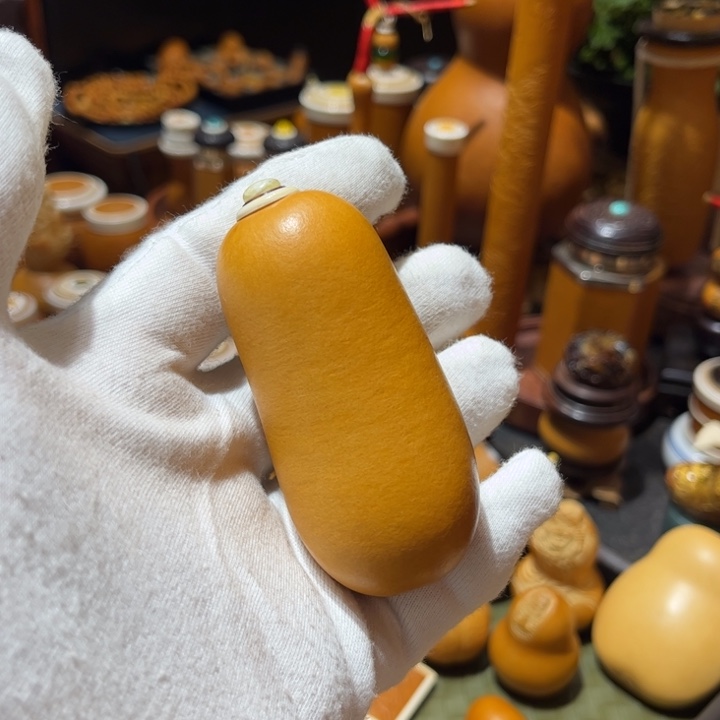 蓝***泪后皮手把小冬瓜葫芦一把