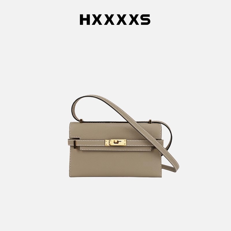 【周年限定】HXXXXS曼哈顿砖包牛皮单肩气质斜挎包19.5cm