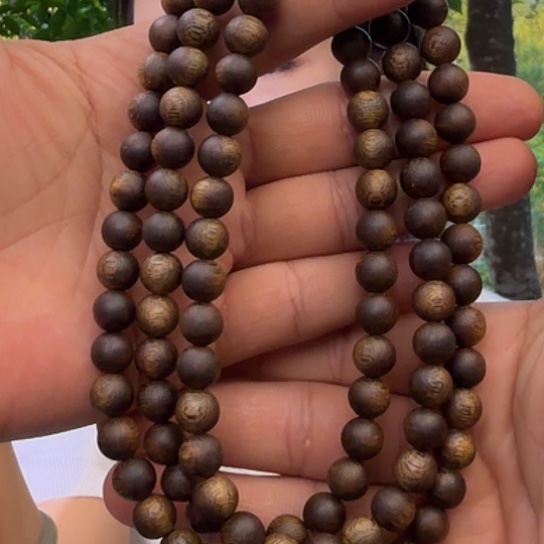沉香手串乌身树丁圆珠0.9-40多样性发货1条