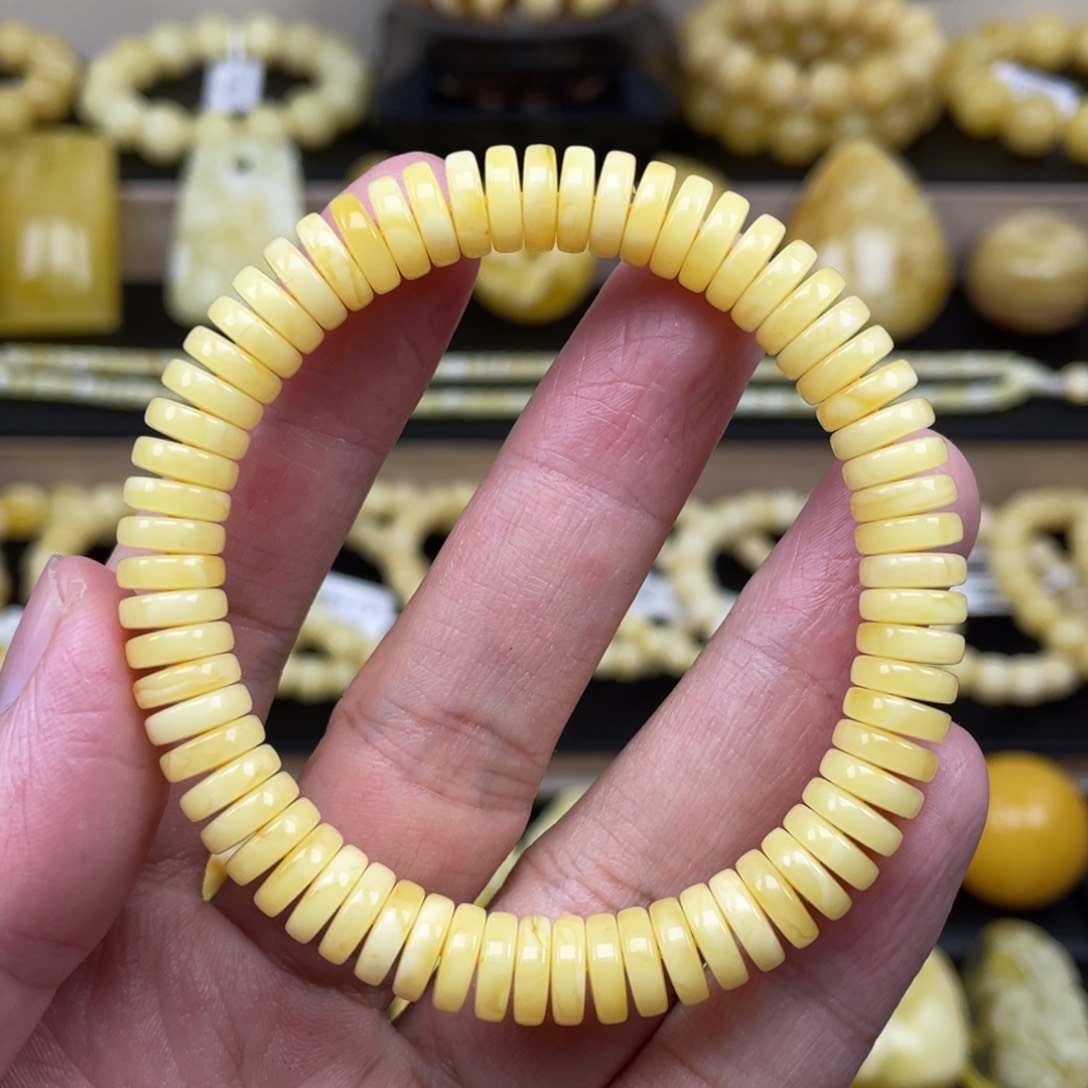 琥珀裸石未镶嵌琥珀蜜蜡