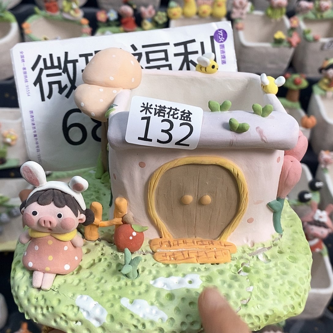 米诺多肉花盆132