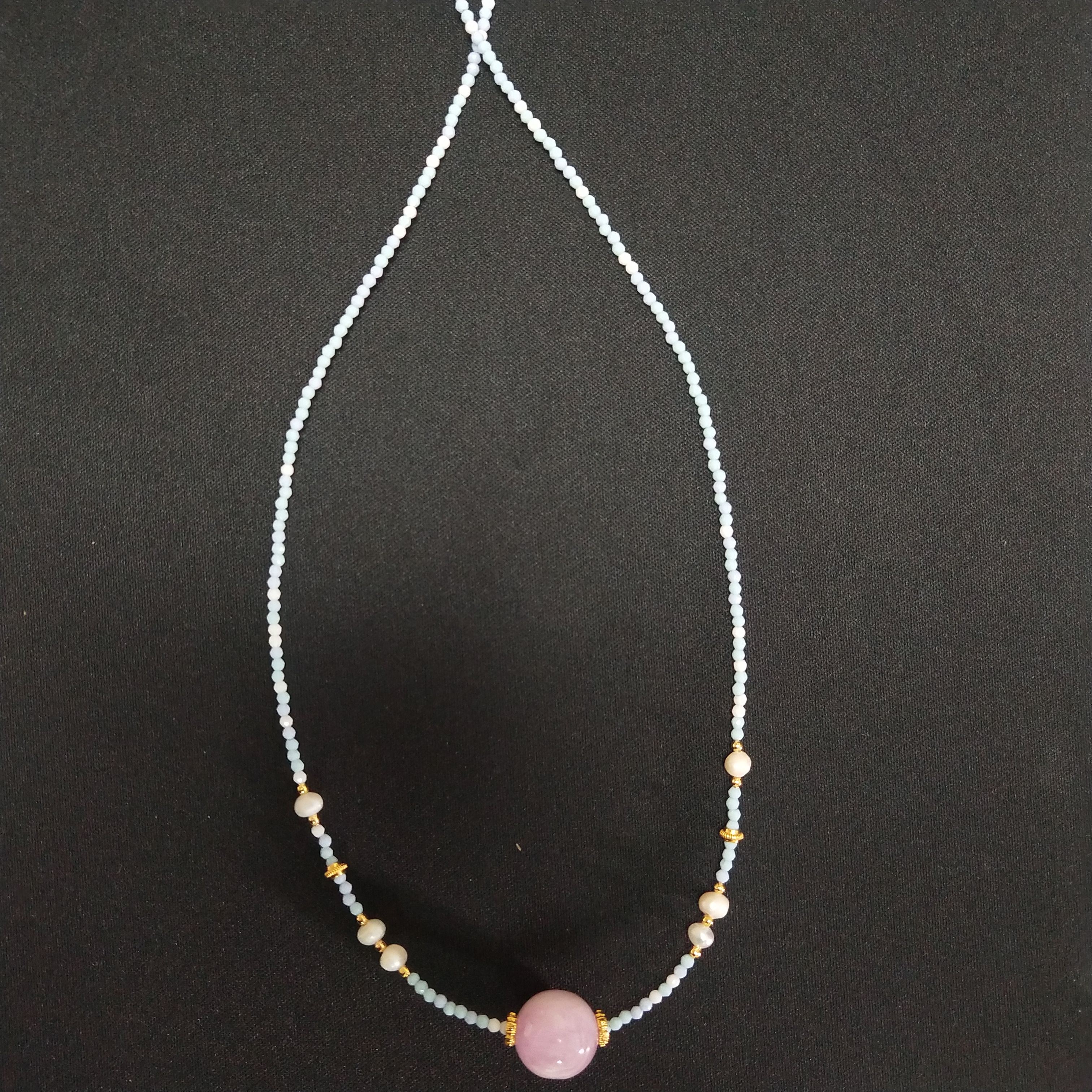 A271【金汐】紫锂辉项链