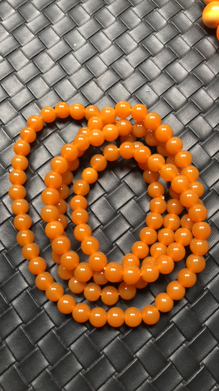 天然原矿缅黄108串