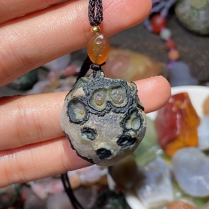 玛瑙/玉髓珠宝半成品未镶嵌江**花