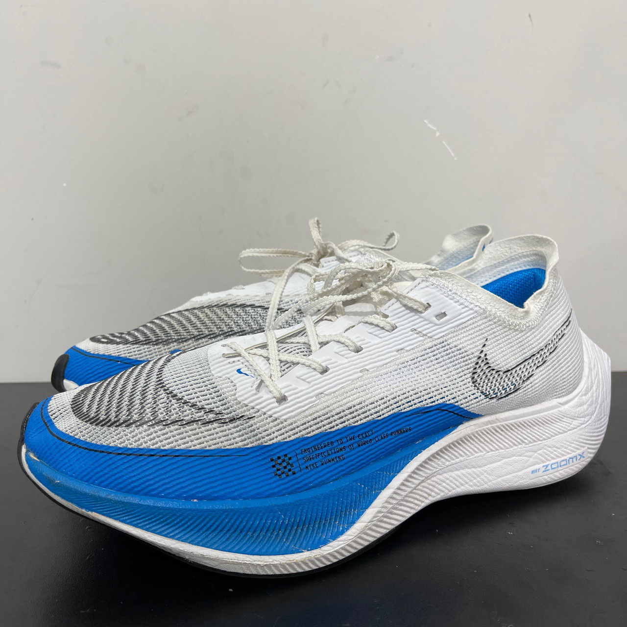 90新 NIKE/耐克 44.5码/ZoomX Vaporfly白蓝潮鞋跑鞋/9新/无原盒
