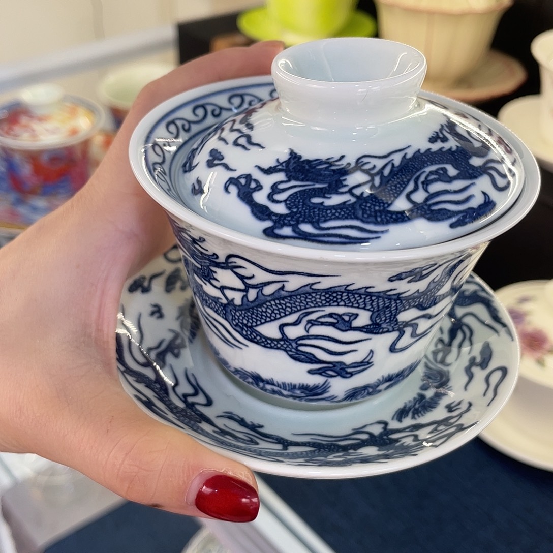 陶景德陶瓷盖碗茶具