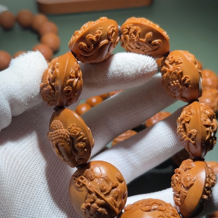 橄榄核手串/手链小****z拍的5500链接两个共12200