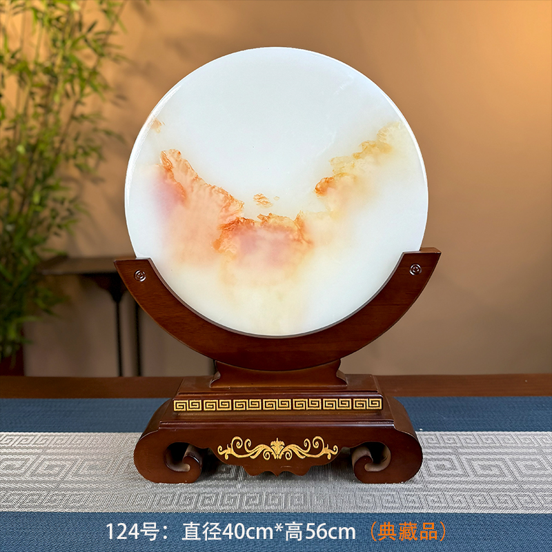 《40公分平安扣124号》中式摆件乔迁开业办公室客厅高档摆设