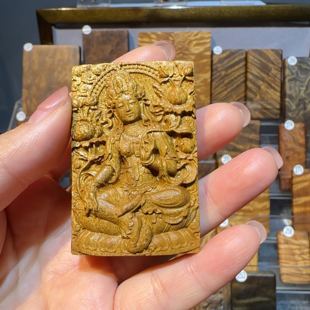 清***墨把件楠木（金丝楠）金丝楠木小叶桢楠