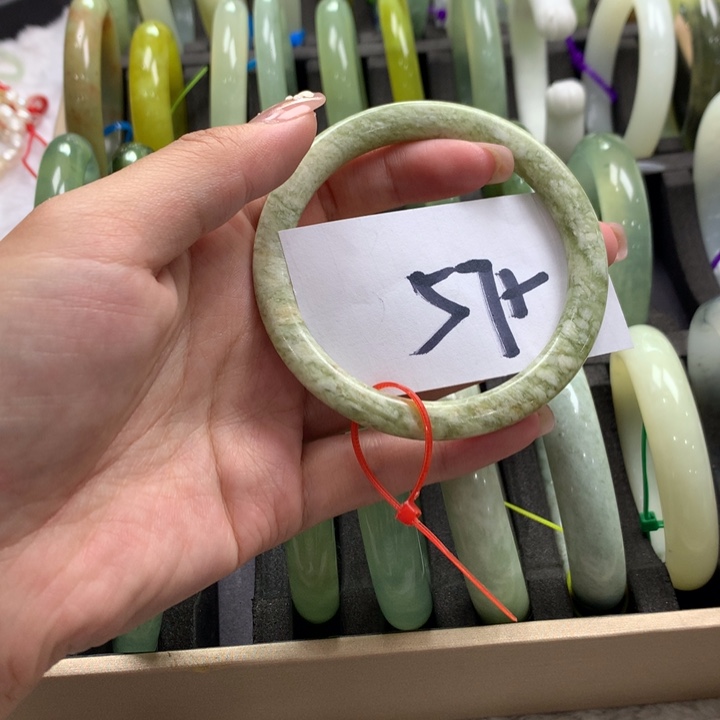 未镶嵌蛇纹石玉手镯19