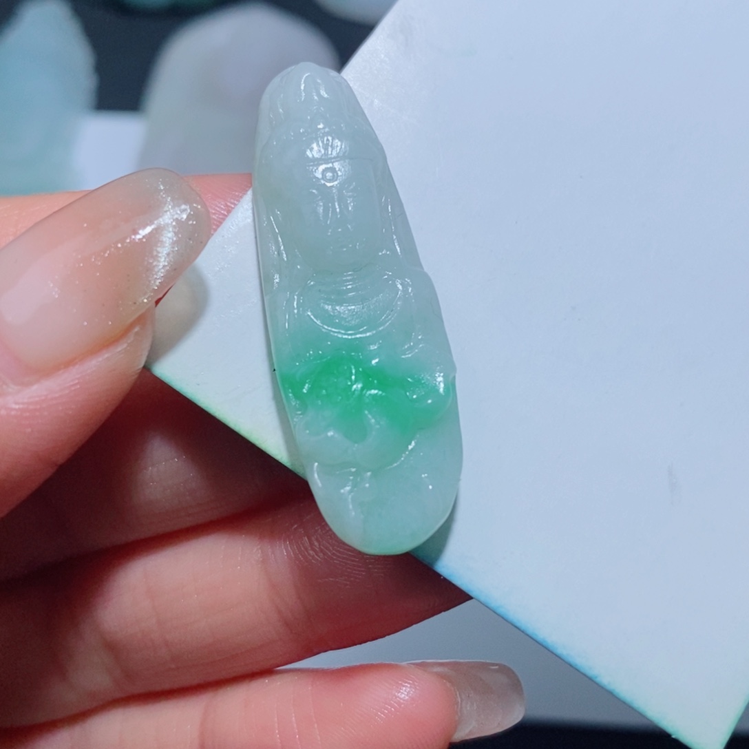 定制翡翠未镶嵌定制吊坠