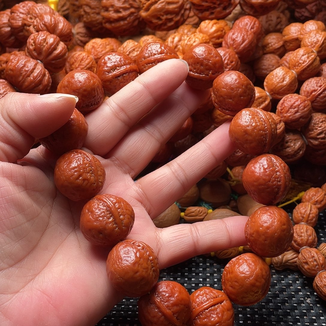 松***]文玩核桃手串光头元宝