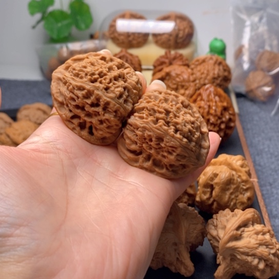 吊坠文玩核桃全品44南疆石精配