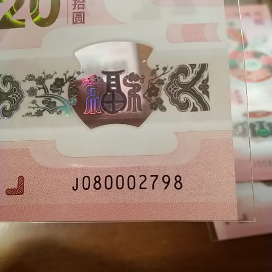 塑料蛇纪念钞 080002798