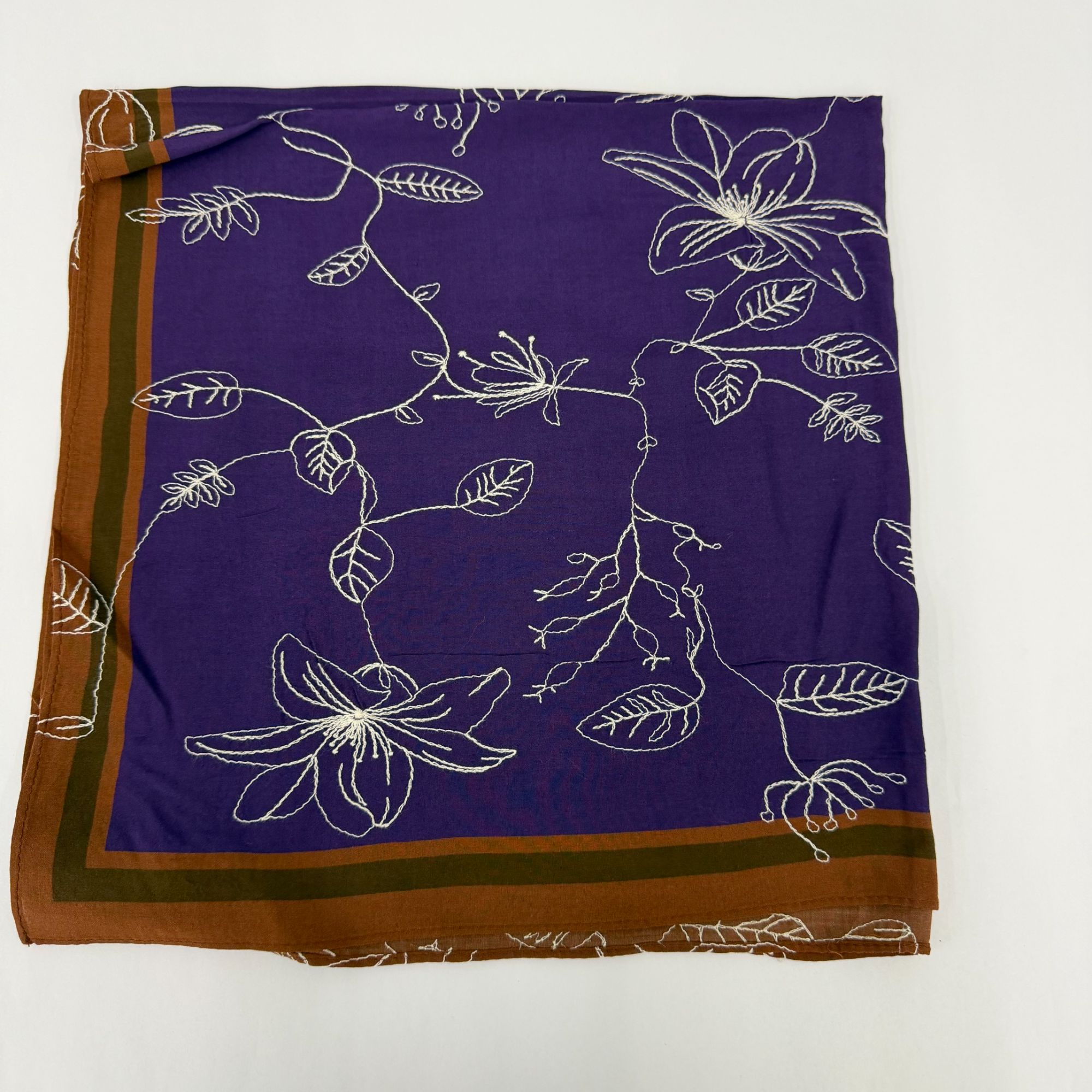 方巾全棉涤纶人棉印花时尚小方巾真丝女士百搭蓝色保暖紫色大方