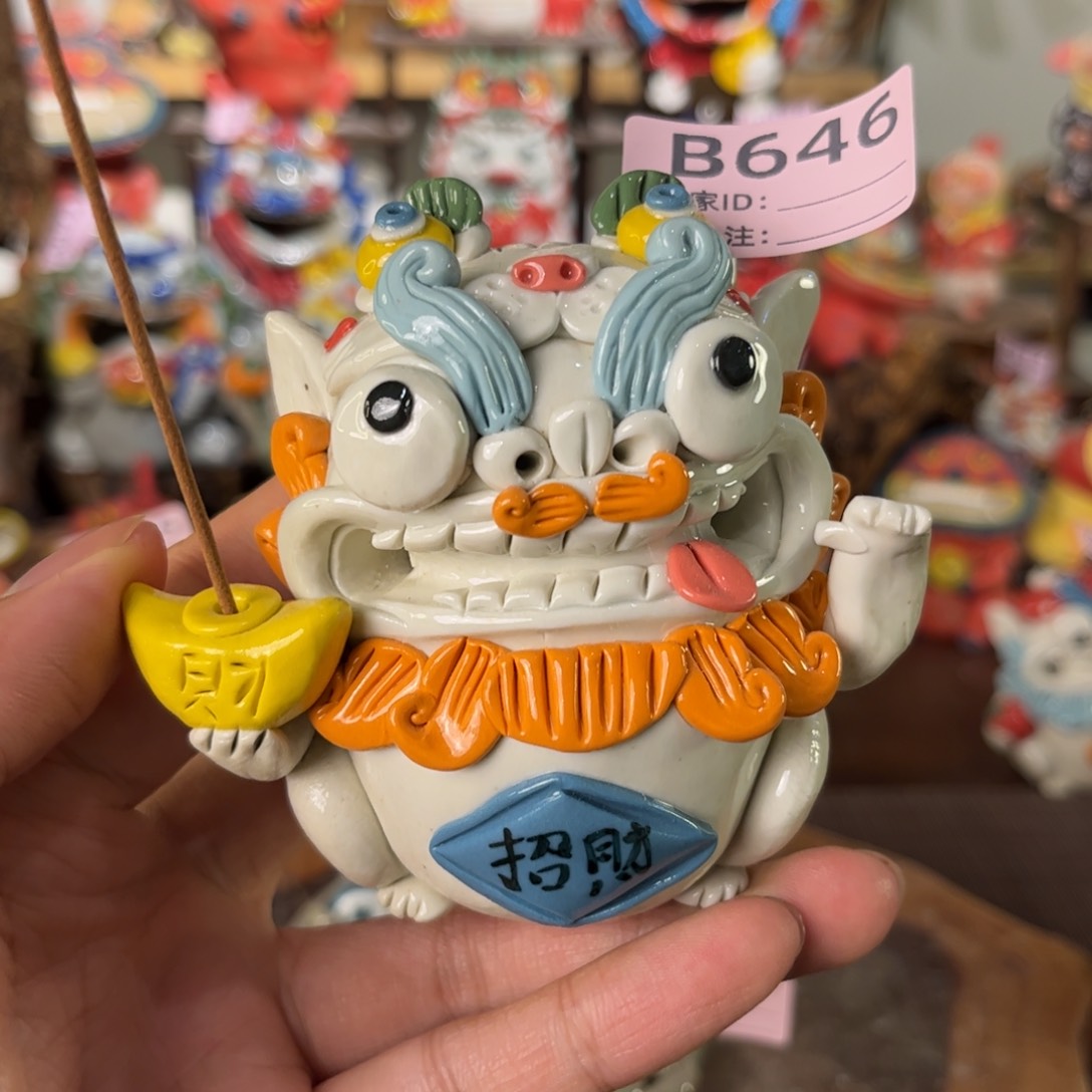 泥塑纯手工茶宠摆件