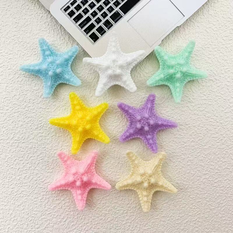 女休闲风少女风田园风可爱风发夹彩色海星头饰diy