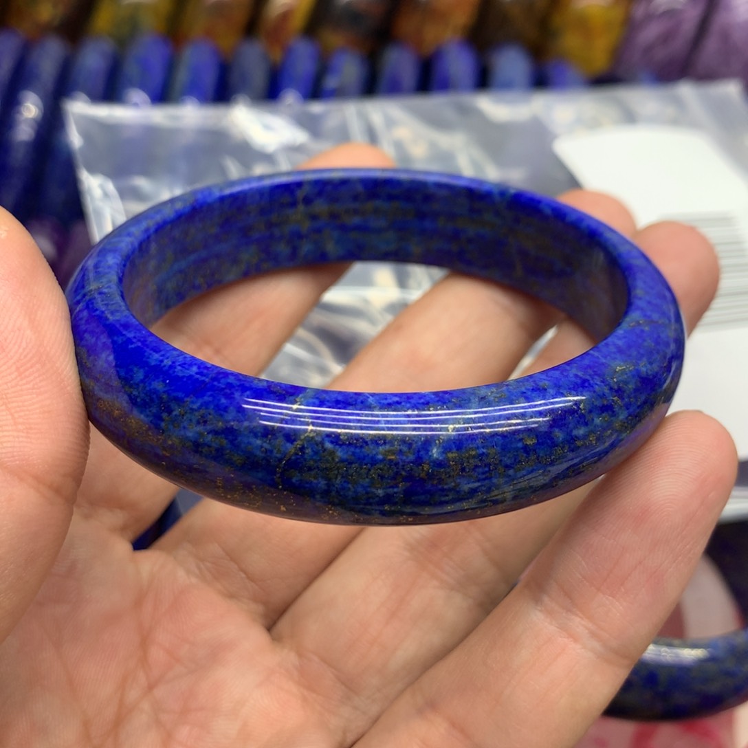 青金石手镯未镶嵌曲**散