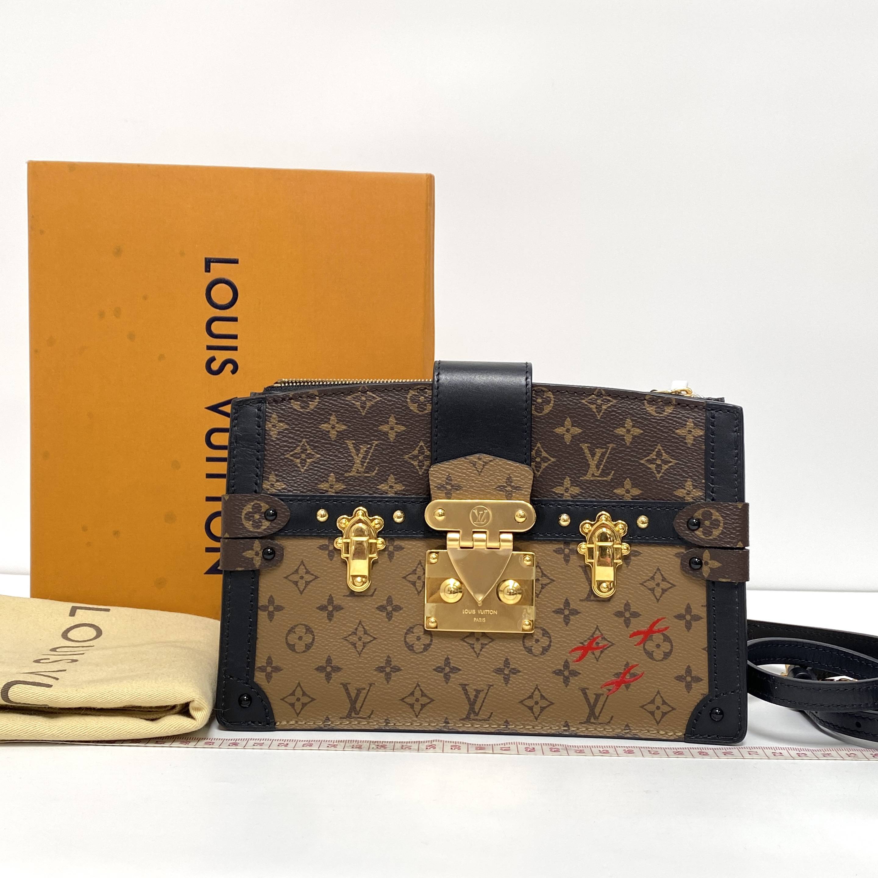 99新 LouisVuitton/路易威登 静文专属 LV 老花软盒子 FA849