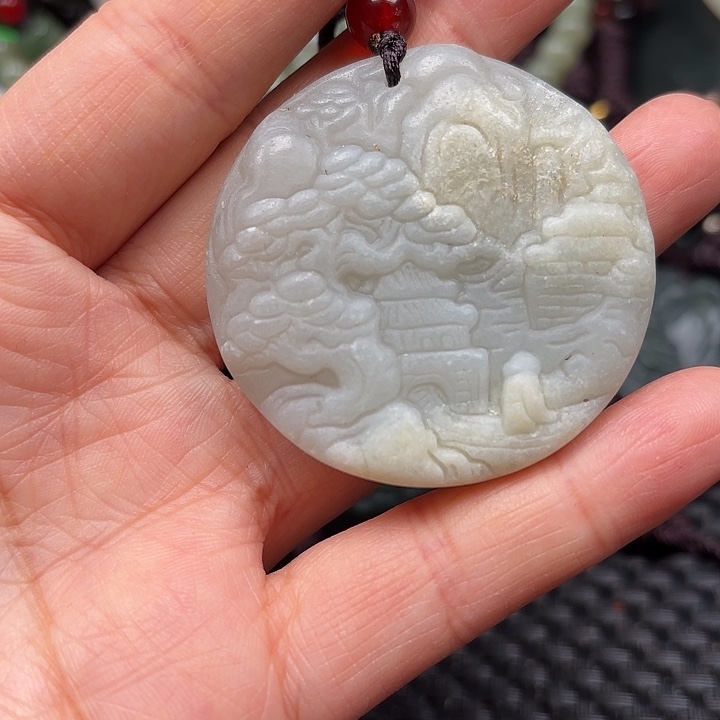 和田玉颈饰未镶嵌